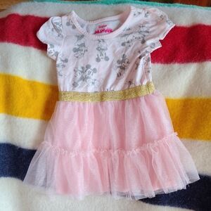 Disney Pink and Gold Kids Dress-2T